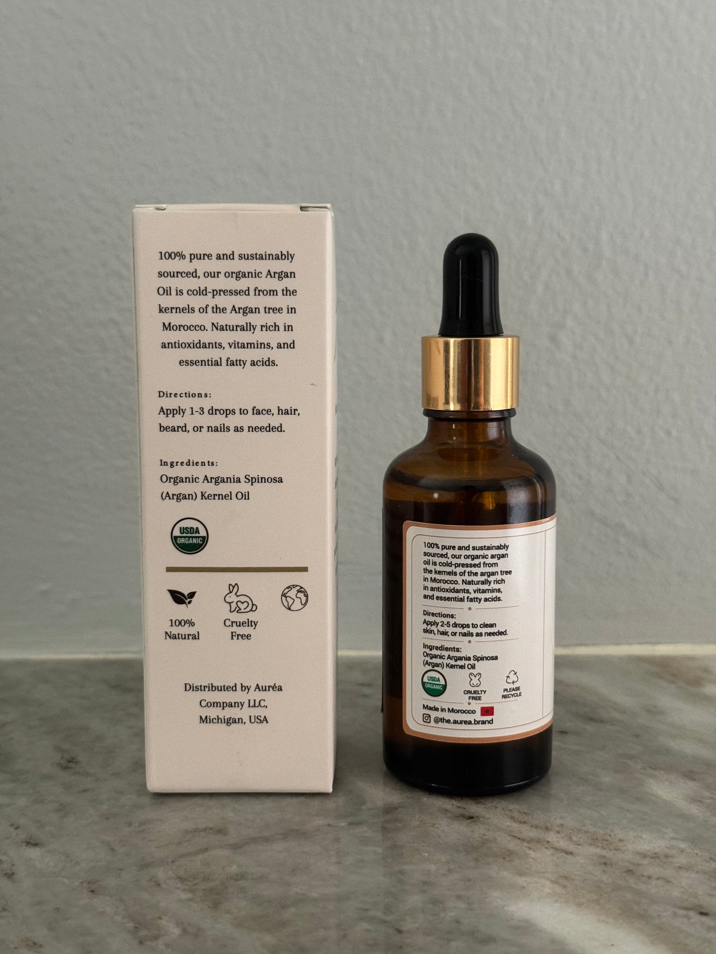 100% Pure Organic Moroccan Argan Oil