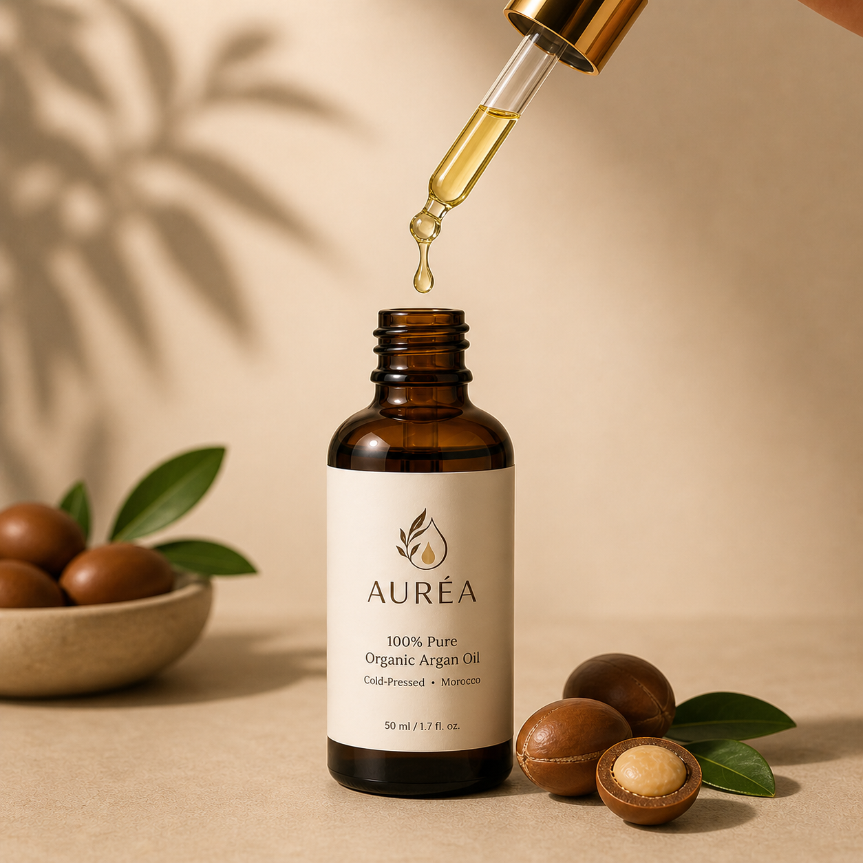 AURÉA- Drop 001: Pure Organic Moroccan Argan Oil